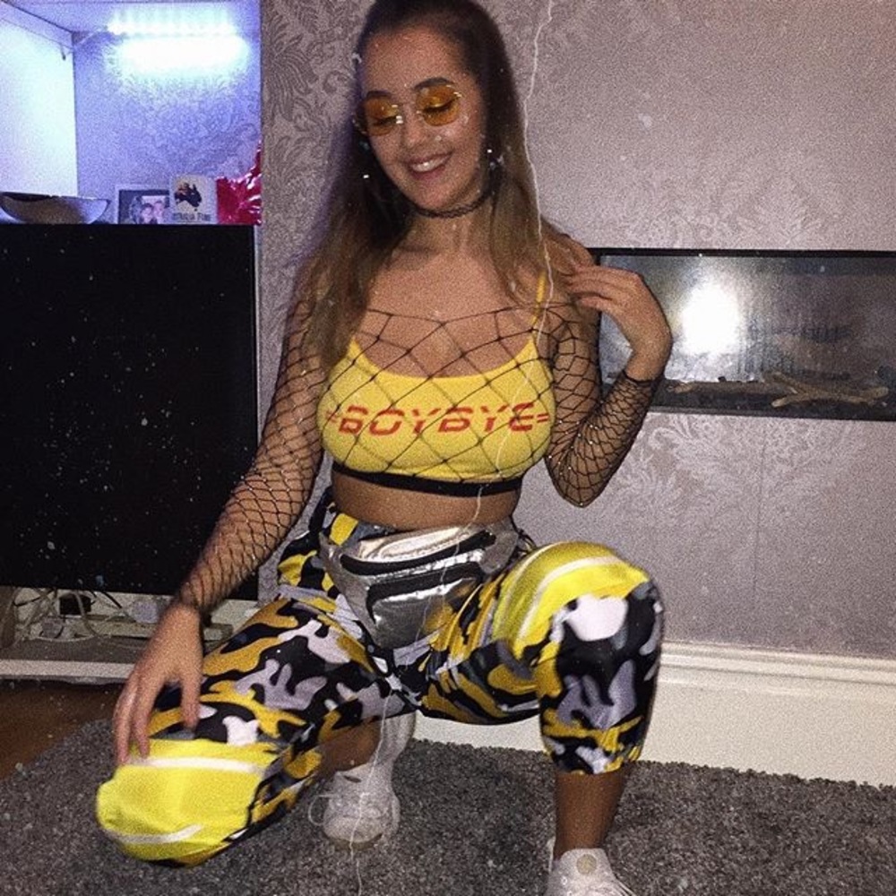 ⭐️LAST1!”Boy Bye” Racer crop top 💛🥊 - Picture 4 of 8